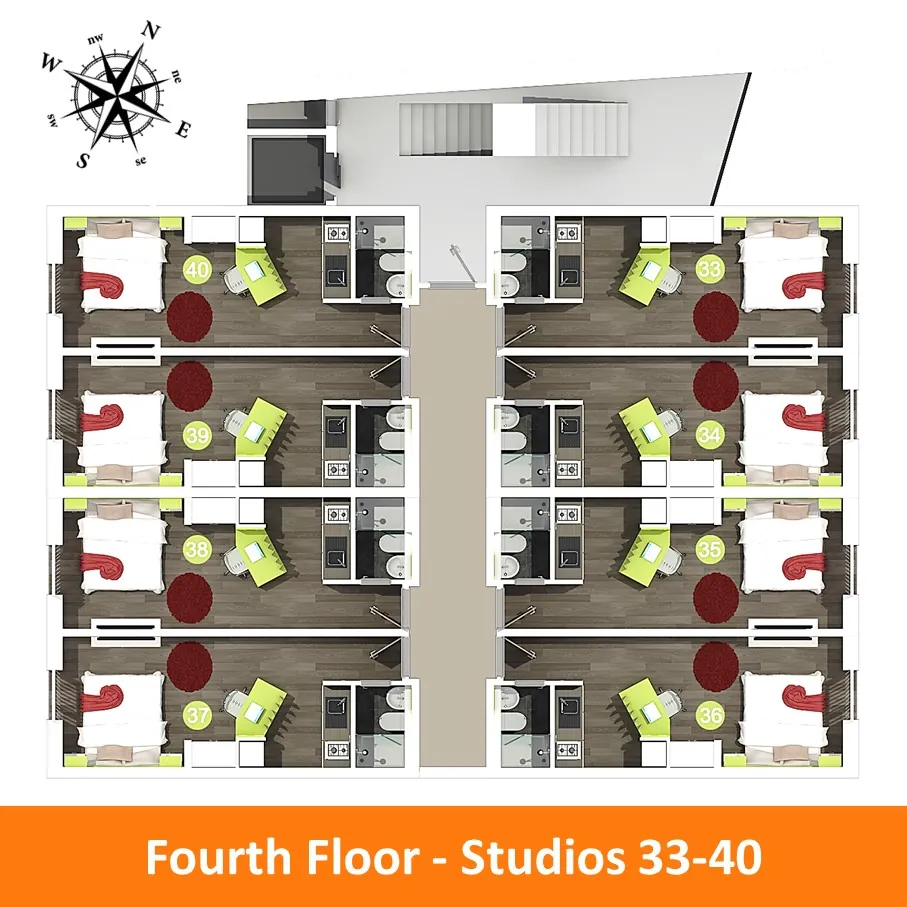 Floor Plan - Courtyard Block A